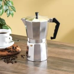 Home Basics Aluminum 12-cup Espresso Maker
