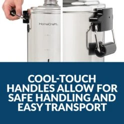 HomeCraft Quick-Brewing 1000-Watt Automatic 30-Cup Coffee Urn - Stainless Steel - 30 Cups - 30 Cups -Koffieproducten HomeCraft HCCU30SS Quick Brewing 1000 Watt Automatic 30 Cup Coffee Urn Stainless Steel 2