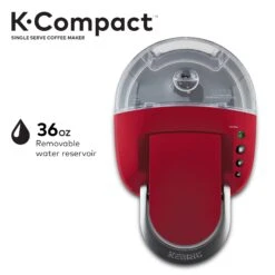 K-Compact Single-Serve K-Cup Pod Coffee Maker, Turquoise -Koffieproducten K Compact Single Serve K Cup Pod Coffee Maker2C Turquoise 10