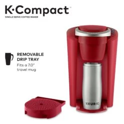 K-Compact Single-Serve K-Cup Pod Coffee Maker, Turquoise -Koffieproducten K Compact Single Serve K Cup Pod Coffee Maker2C Turquoise 12