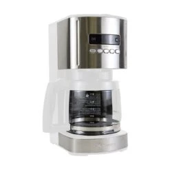Kenmore Aroma Control 12-Cup Programmable Coffee Maker, White And Stainless Steel, Reusable Filter 11 Kenmore Aroma Control 12-Cup Programmable Coffee Maker, White And Stainless Steel, Reusable Filter -Koffieproducten Kenmore Programmable 12 cup Coffee Maker2C White