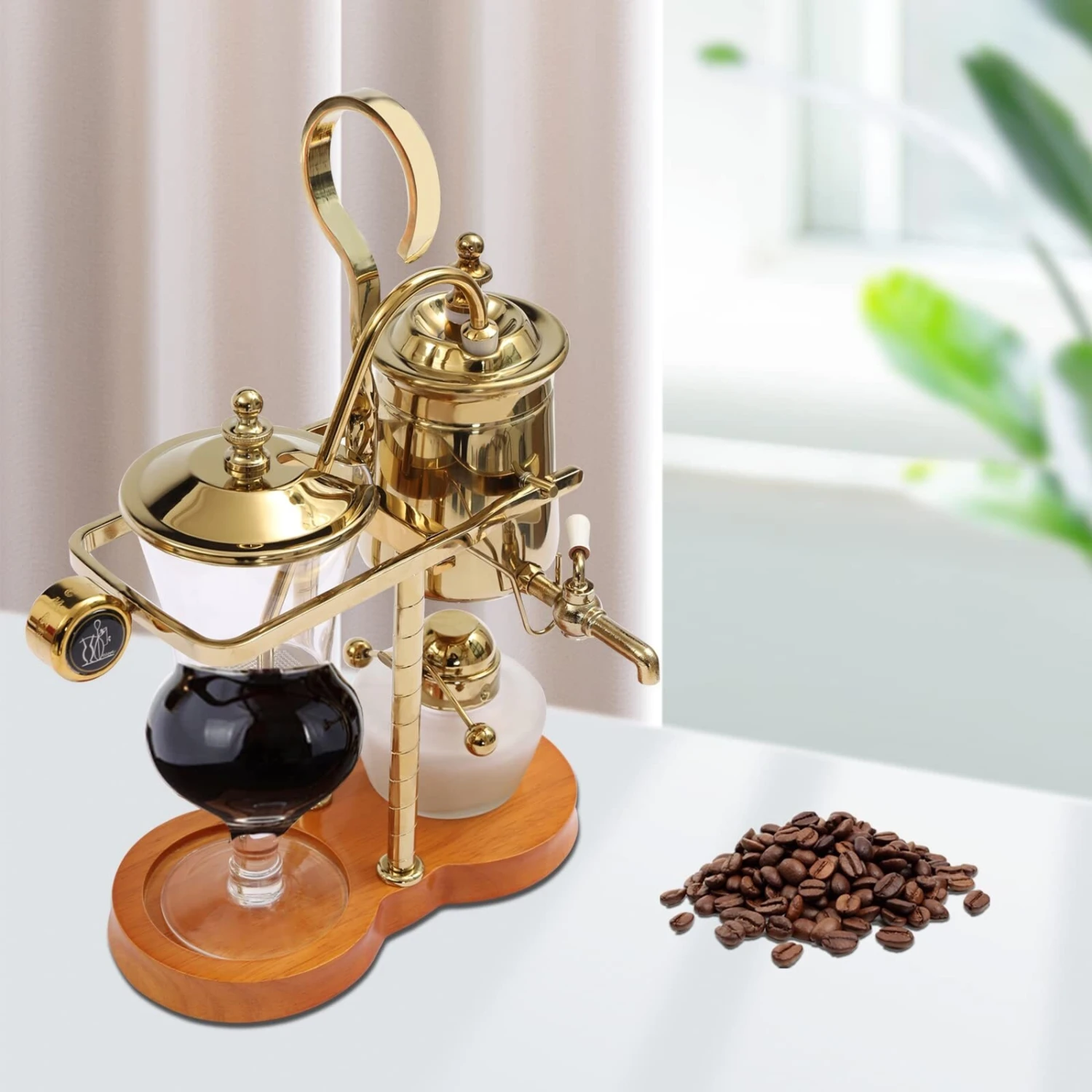 Luxury Royal Family Style Balance Syphon Siphon Coffee Maker 15oz Capacity 8 Luxury Royal Family Style Balance Syphon Siphon Coffee Maker 15oz Capacity - Afbeelding 6