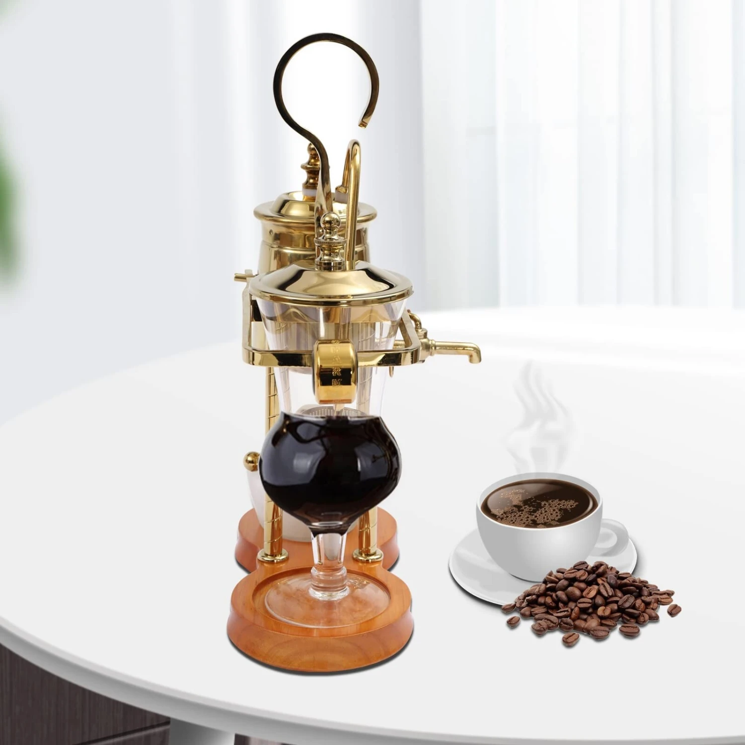 Luxury Royal Family Style Balance Syphon Siphon Coffee Maker 15oz Capacity 3 Luxury Royal Family Style Balance Syphon Siphon Coffee Maker 15oz Capacity