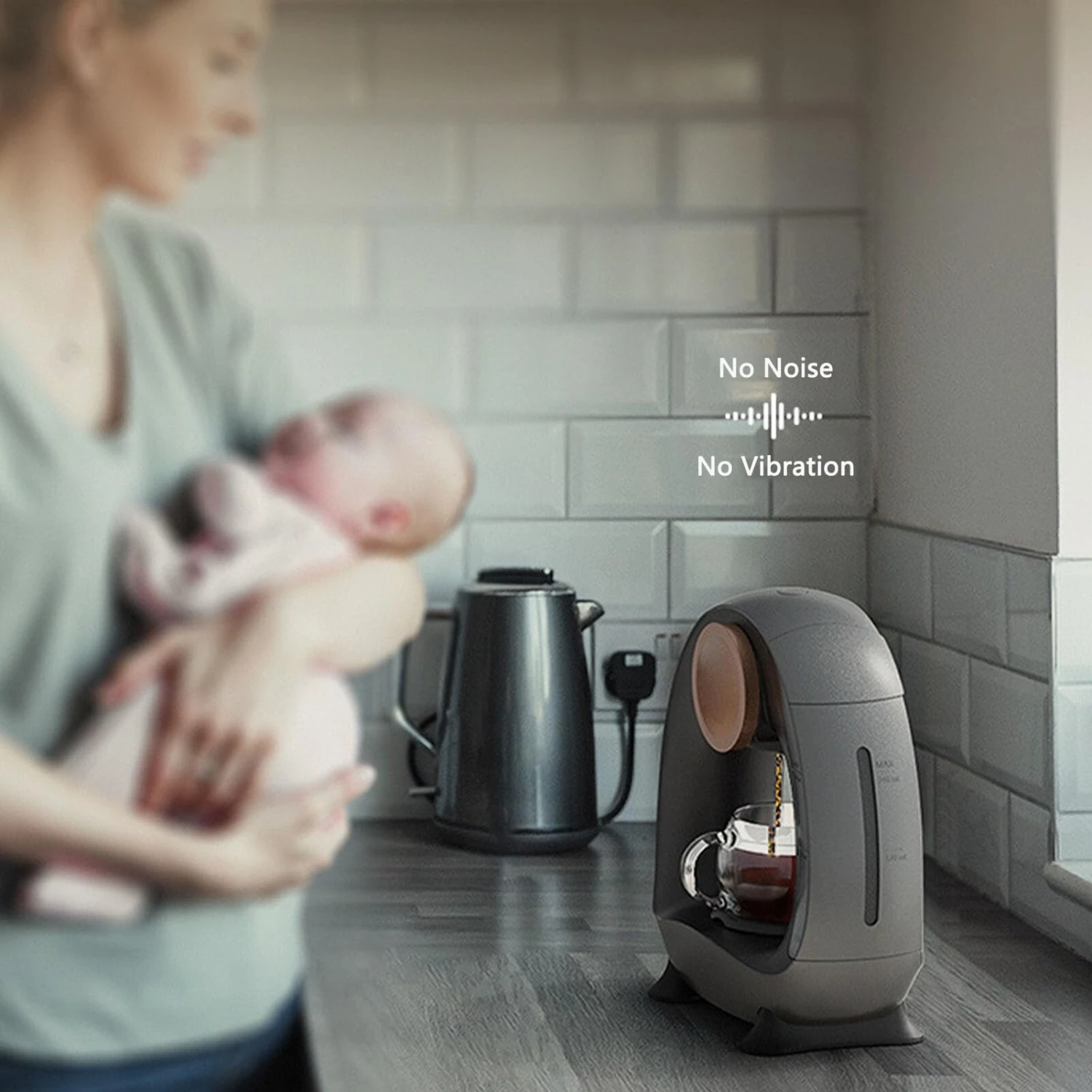 Mini Coffee Maker, 8 Holes With Full Coverage Water Outlet Wide Application Single Serve Coffee Maker For Camping (US Plug 110V) 7 Mini Coffee Maker, 8 Holes With Full Coverage Water Outlet Wide Application Single Serve Coffee Maker For Camping (US Plug 110V) - Afbeelding 5