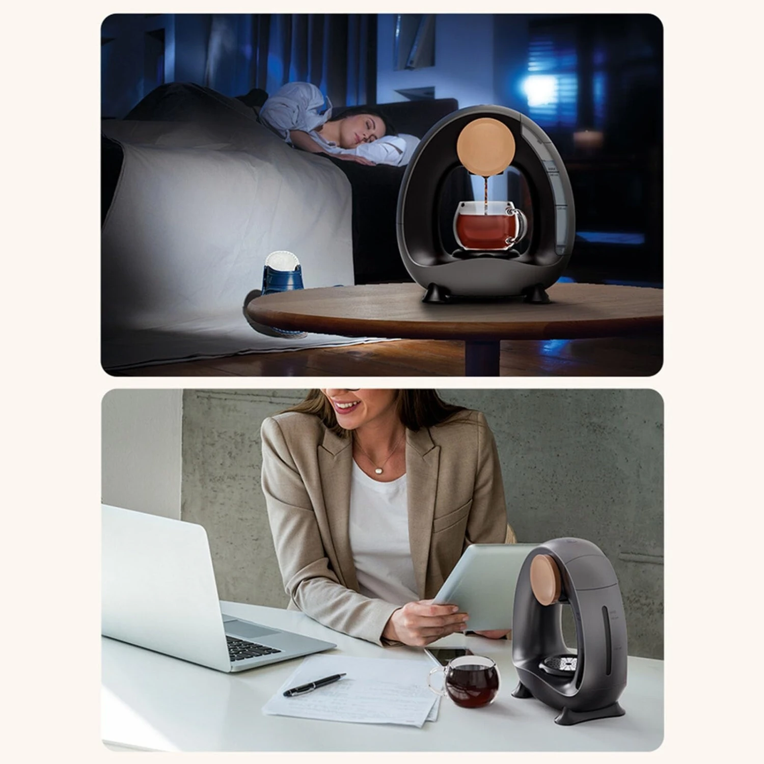 Mini Coffee Maker, 8 Holes With Full Coverage Water Outlet Wide Application Single Serve Coffee Maker For Camping (US Plug 110V) 8 Mini Coffee Maker, 8 Holes With Full Coverage Water Outlet Wide Application Single Serve Coffee Maker For Camping (US Plug 110V) - Afbeelding 6