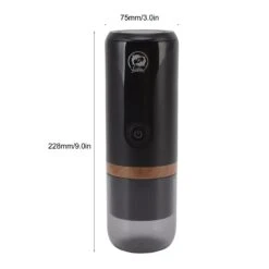 Portable Coffee Maker Glass Usb Carry Machine Outdoor Stainless Steel Capsule Coffee Machine, Automobile Manual Machines