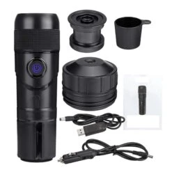 Portable Electric Mini Coffee Machine Rechargeable Coffee Maker, Travel Outdoor Automatic Espresso Coffee Maker -Koffieproducten Portable Electric Mini Coffee Machine Rechargeable Coffee Maker2C Travel Outdoor Automatic Espresso Coffee Maker 1