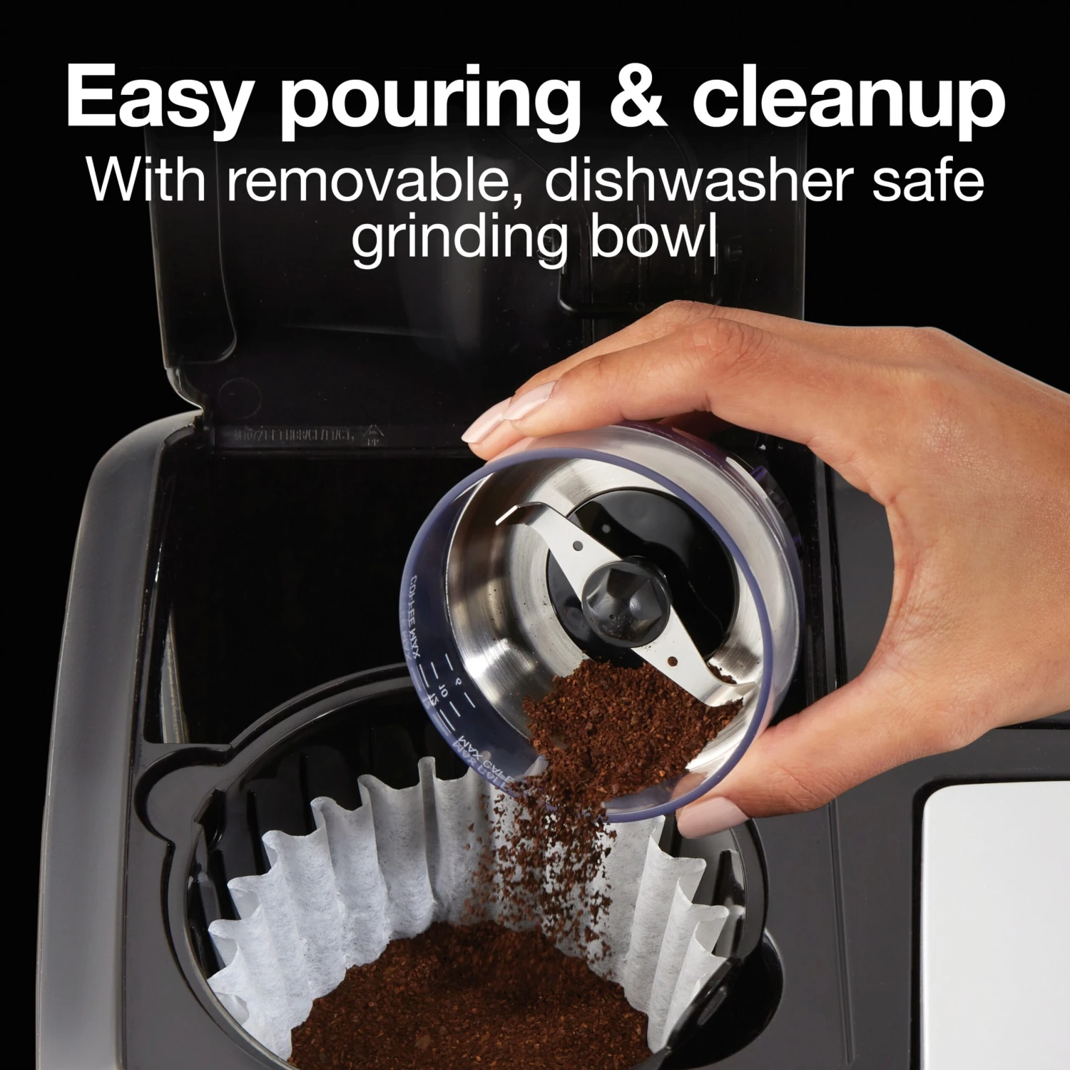 Proctor Silex Sound Shield Coffee Grinder 7 Proctor Silex Sound Shield Coffee Grinder - Afbeelding 5