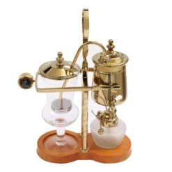 Siphon Coffee Maker Vintage Belgian/Belgium Family Balance Syphon Coffee Brewer, Elegant Double Ridged Fulcrum With Tee Handle -Koffieproducten Siphon Coffee Maker Vintage Belgian Belgium Family Balance Syphon Coffee Brewer2C Elegant Double Ridged Fulcrum with Tee Handle 1