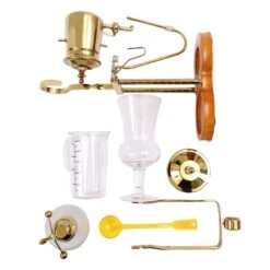 Siphon Coffee Maker Vintage Belgian/Belgium Family Balance Syphon Coffee Brewer, Elegant Double Ridged Fulcrum With Tee Handle -Koffieproducten Siphon Coffee Maker Vintage Belgian Belgium Family Balance Syphon Coffee Brewer2C Elegant Double Ridged Fulcrum with Tee Handle 5