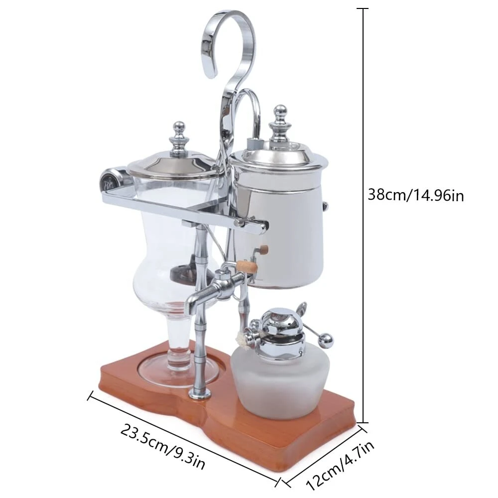 Siphon Coffee Maker, Luxury Syphon Coffee Maker Siphon Brewer Elegant Retro Coffee Maker Japanese Style Vacuum Glass Siphon Pot 5 Siphon Coffee Maker, Luxury Syphon Coffee Maker Siphon Brewer Elegant Retro Coffee Maker Japanese Style Vacuum Glass Siphon Pot - Afbeelding 3
