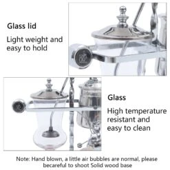 Siphon Coffee Maker, Luxury Syphon Coffee Maker Siphon Brewer Elegant Retro Coffee Maker Japanese Style Vacuum Glass Siphon Pot 14 Siphon Coffee Maker, Luxury Syphon Coffee Maker Siphon Brewer Elegant Retro Coffee Maker Japanese Style Vacuum Glass Siphon Pot -Koffieproducten Siphon Coffee Maker2C Luxury Syphon Coffee Maker Siphon Brewer Elegant Retro Coffee Maker Japanese Style Vacuum Glass Siphon Pot 5