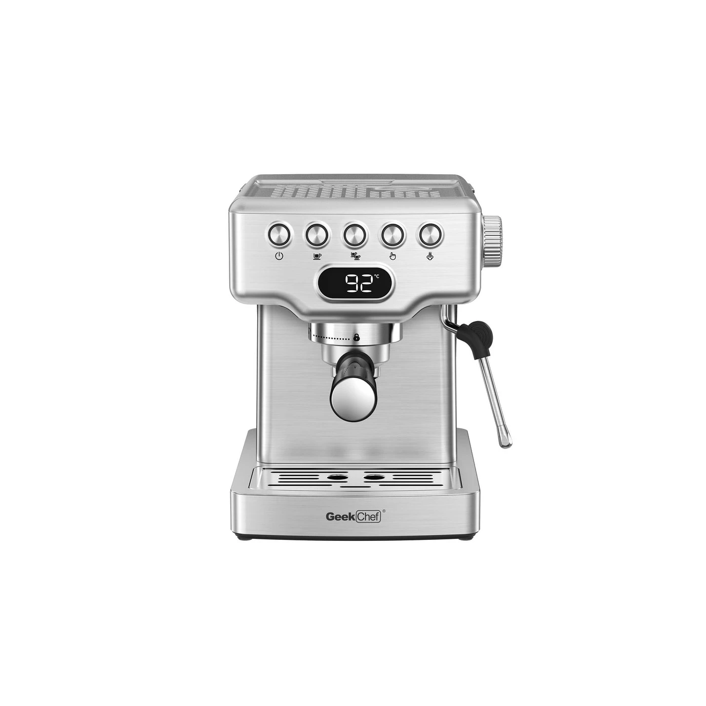 Stainless Steel 20 Bar Espresso Machine With Milk Frother 5 Stainless Steel 20 Bar Espresso Machine With Milk Frother - Afbeelding 3