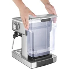 Stainless Steel 20 Bar Espresso Machine With Milk Frother 16 Stainless Steel 20 Bar Espresso Machine With Milk Frother -Koffieproducten Stainless Steel 20 bar Espresso Machine with Milk Frother 3