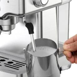 Stainless Steel 20 Bar Espresso Machine With Milk Frother 18 Stainless Steel 20 Bar Espresso Machine With Milk Frother -Koffieproducten Stainless Steel 20 bar Espresso Machine with Milk Frother 5