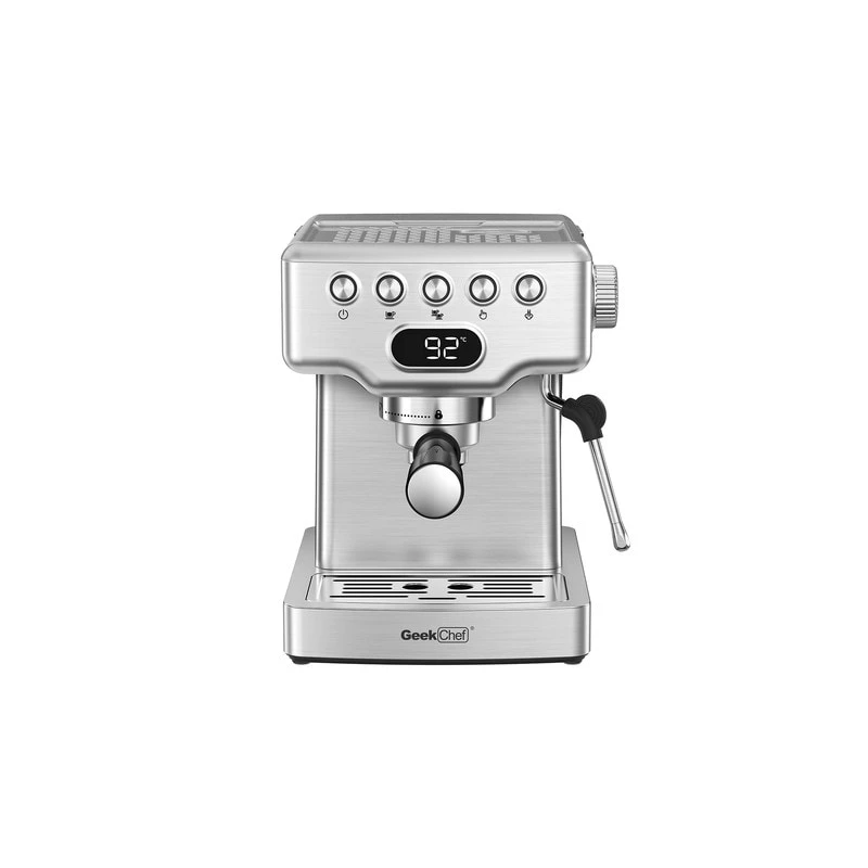 Stainless Steel 20-bar Espresso Machine With Milk Frother For Latte,Cappuccino,1.8L Water Tank 5 Stainless Steel 20-bar Espresso Machine With Milk Frother For Latte,Cappuccino,1.8L Water Tank - Afbeelding 3