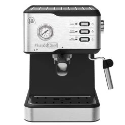 Stainless Steel Espresso Machine With Pressure Gauge And Milk Frother Steam Wand, 1.5L Water Tank 19 Stainless Steel Espresso Machine With Pressure Gauge And Milk Frother Steam Wand, 1.5L Water Tank -Koffieproducten Stainless Steel Espresso Machine with Pressure Gauge and Milk Frother Steam Wand2C 1.5L Water Tank 7