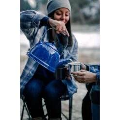 Stansport Enamel Tea Kettle 2.6 QT 12 Stansport Enamel Tea Kettle 2.6 QT -Koffieproducten Stansport Enamel Tea Kettle 2.6 QT 4