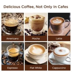 SUS304 Espresso Machine With Professional Milk Frothing Wand, 950W, 1.5L Water Tank 22 SUS304 Espresso Machine With Professional Milk Frothing Wand, 950W, 1.5L Water Tank -Koffieproducten Sus304 Espresso Machine with Professional Milk Frothing Wand2C 950W2C 1.5L Water Tank 9