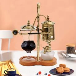 Syphon Coffee Maker, Siphon Brewer Siphon Brewer Golden 15OZ Capacity 11 Syphon Coffee Maker, Siphon Brewer Siphon Brewer Golden 15OZ Capacity -Koffieproducten Syphon Coffee Maker2C Siphon Brewer Siphon Brewer Golden 15OZ Capacity 2
